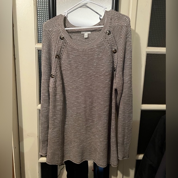 Cato Sweaters Womens Grey Sweater 82w Poshmark